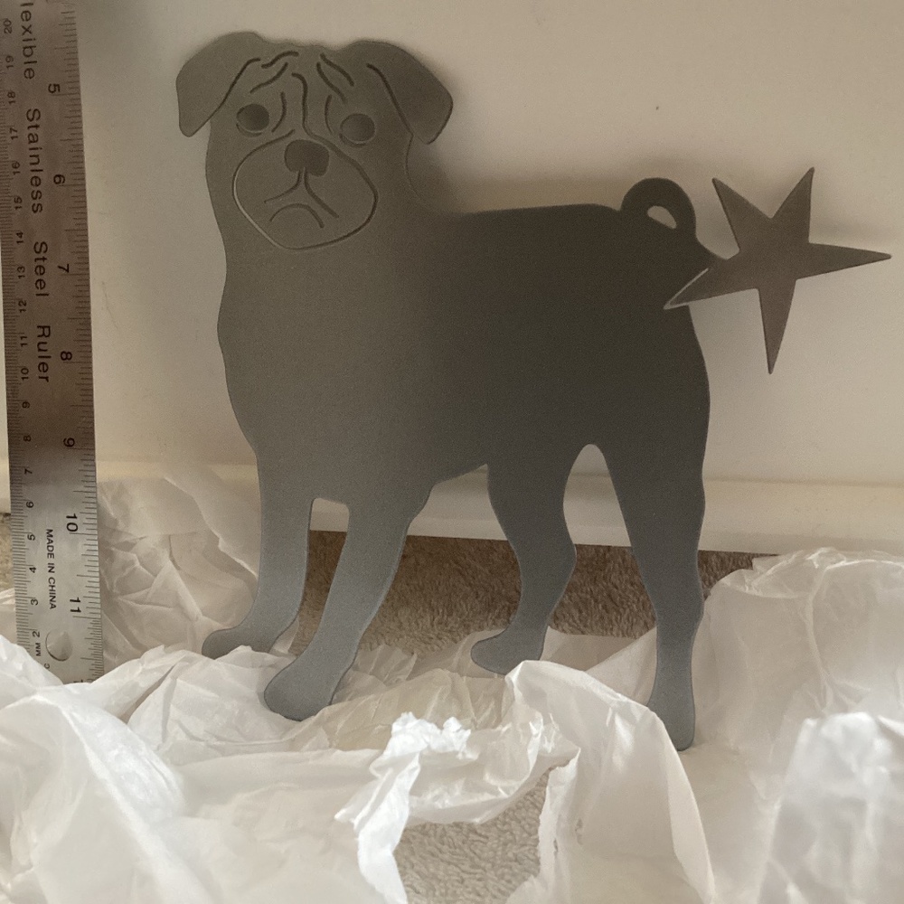 Pug Christmas Tree Topper